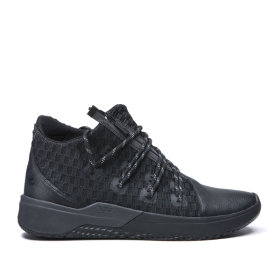 Supra REASON Høye Sneakers Dame Svart/Svart | NO-70720